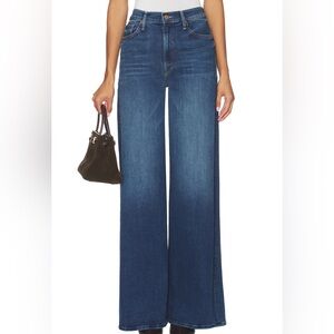 Mother Superior Blue Wide-Leg Jeans